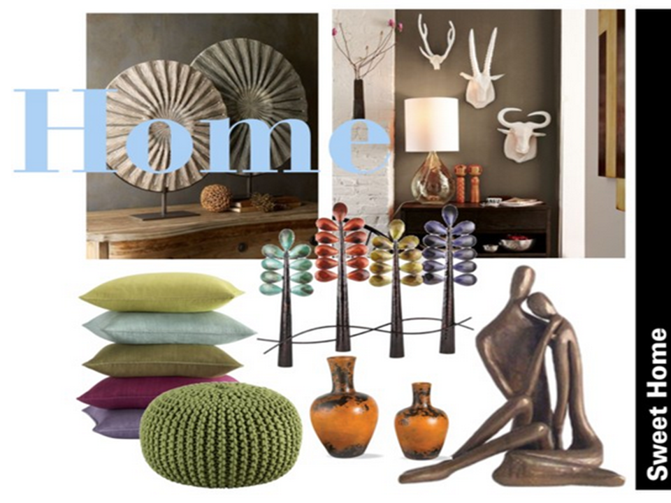 Eclectic Home Accessories add Pizzazz