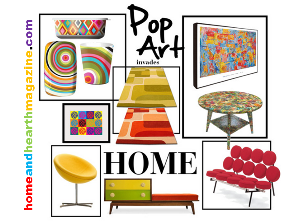 Decorating with Pop Art Home Fashions