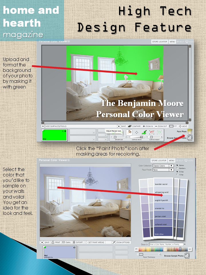 The Benjamin Moore Personal Color Viewer